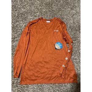 NWT Columbia PFG Texas UT Long Sleeve Shirt Top XL Hook Em